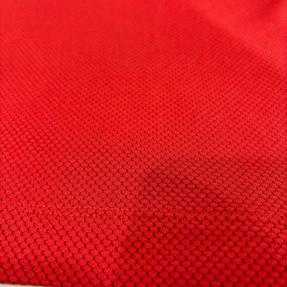 Nike Golf Dri-Fit Polo Shirt Solid Red Men's Size M Short Sleeve Breathable - Picture 4 of 7